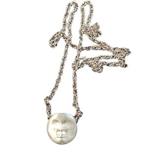 Silver Moon Necklace